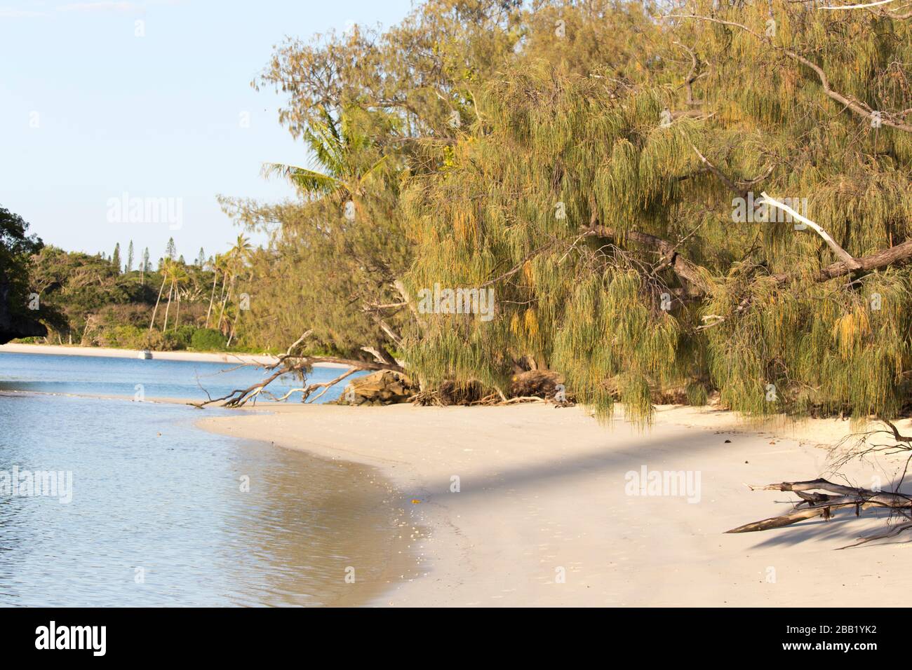 A view of Ile des Pins, a tropical paradise in New Caledonia Stock Photo