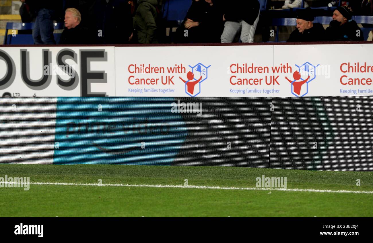 Amazon Prime Video boards around the side of the pitch Stock Photo Alamy