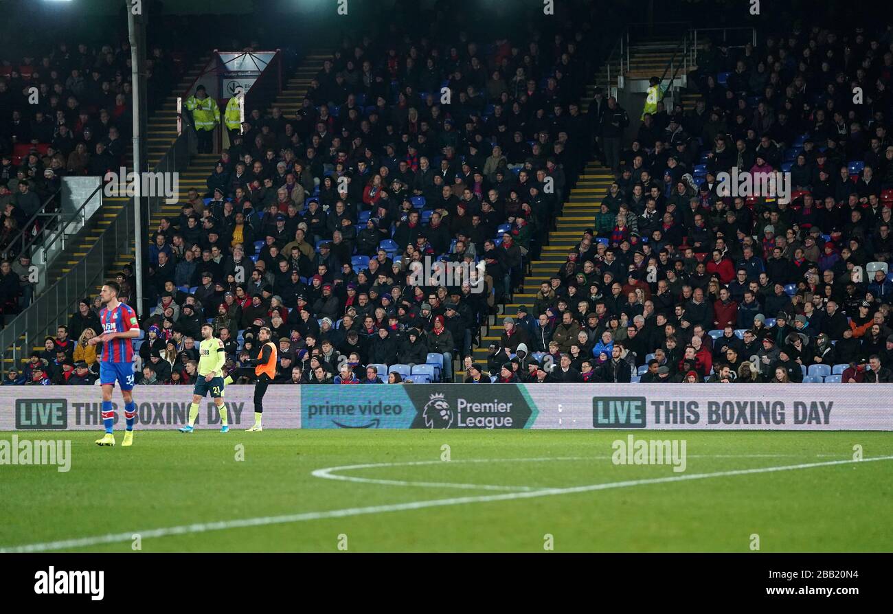 Amazon Prime Video boards around the side of the pitch Stock Photo Alamy