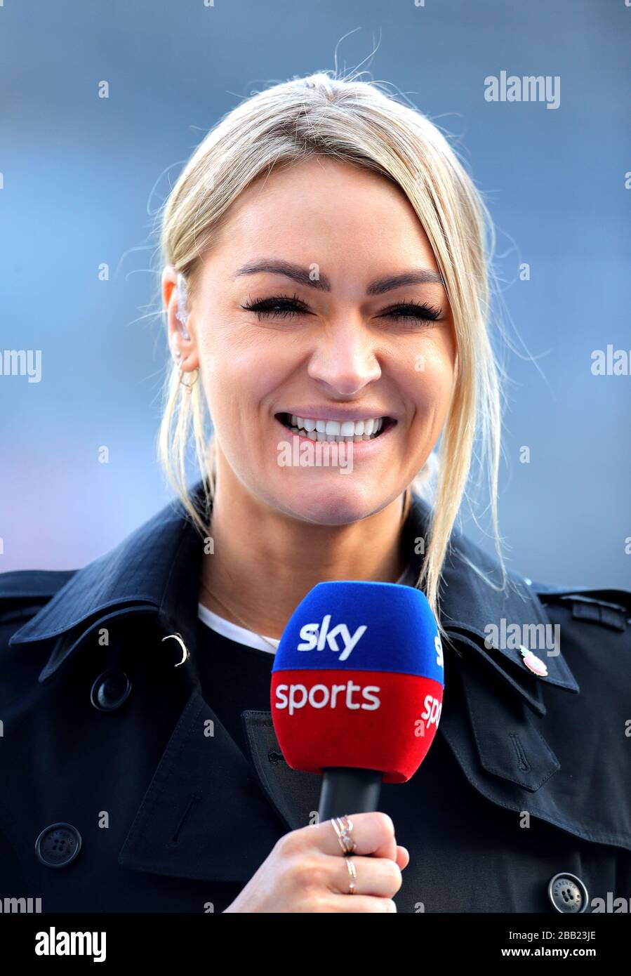 Sky Sports presenter Laura Woods Stock Photo Alamy