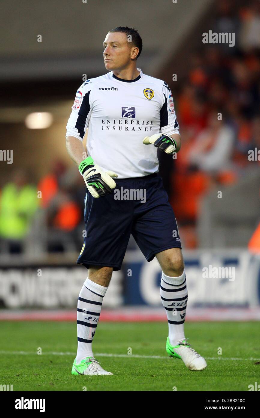 Paddy Kenny, Leeds United goalkeeper Stock Photo Alamy