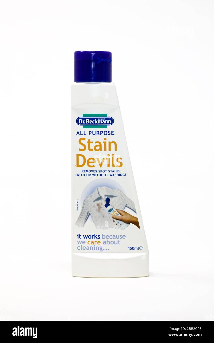 Dr beckmann stain devils hi-res stock photography and images - Alamy