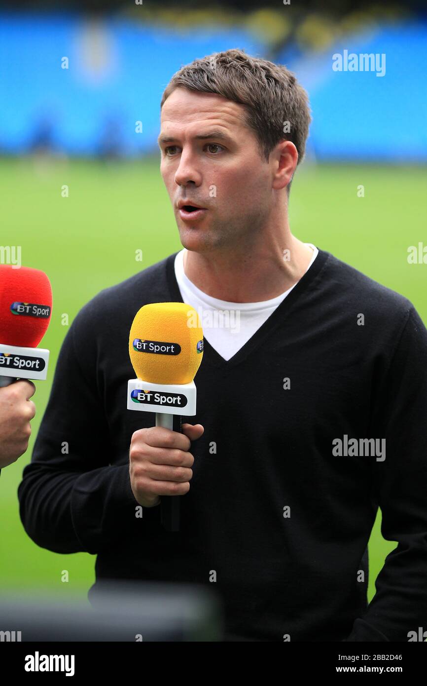 BT Sport co-commentator Michael Owen Stock Photo - Alamy