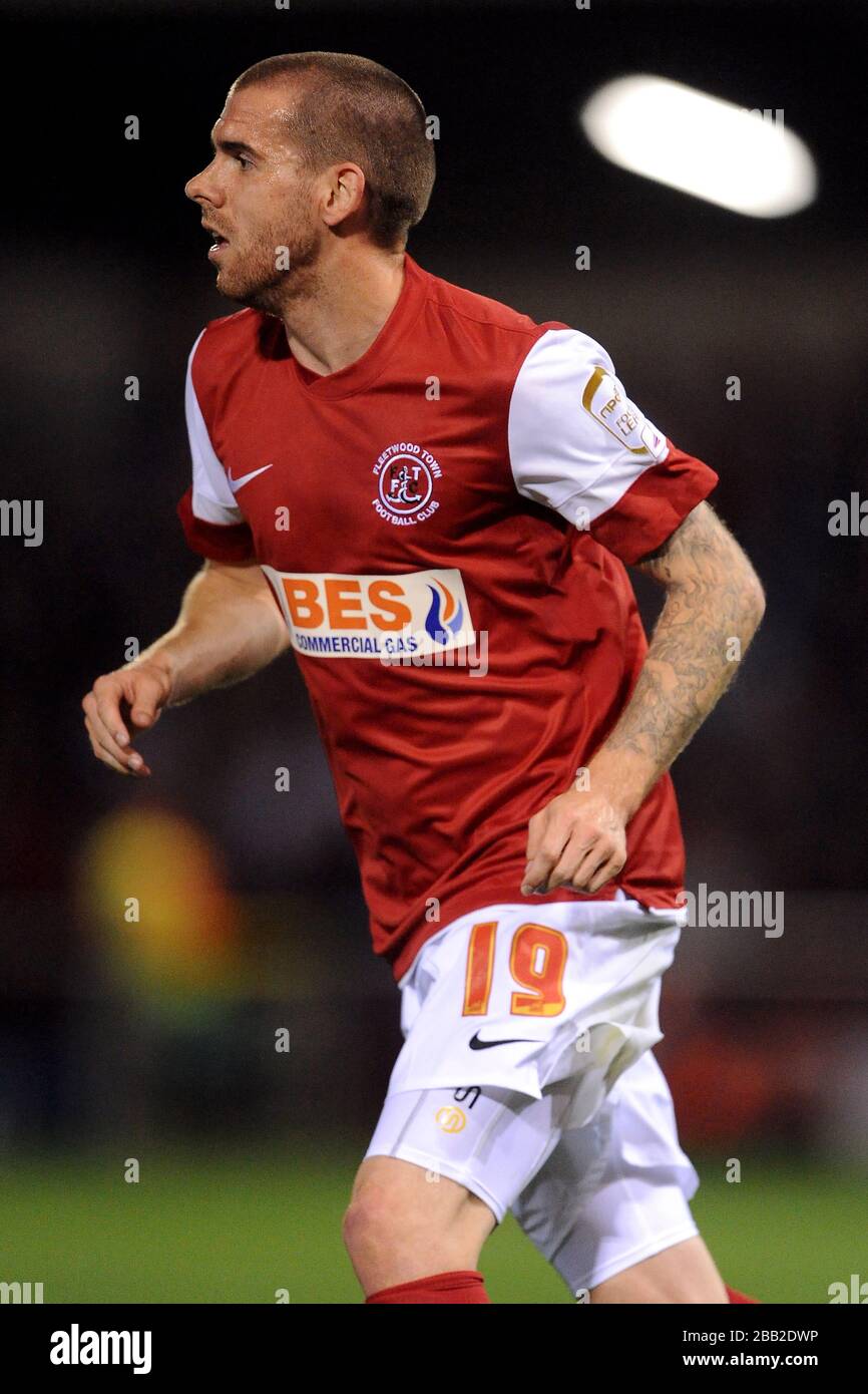 Steven Gillespie, Fleetwood Town Stock Photo Alamy