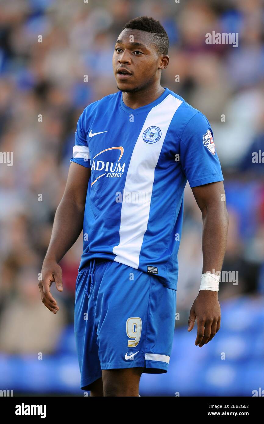 Britt Assombalonga Peterborough United Stock Photo Alamy