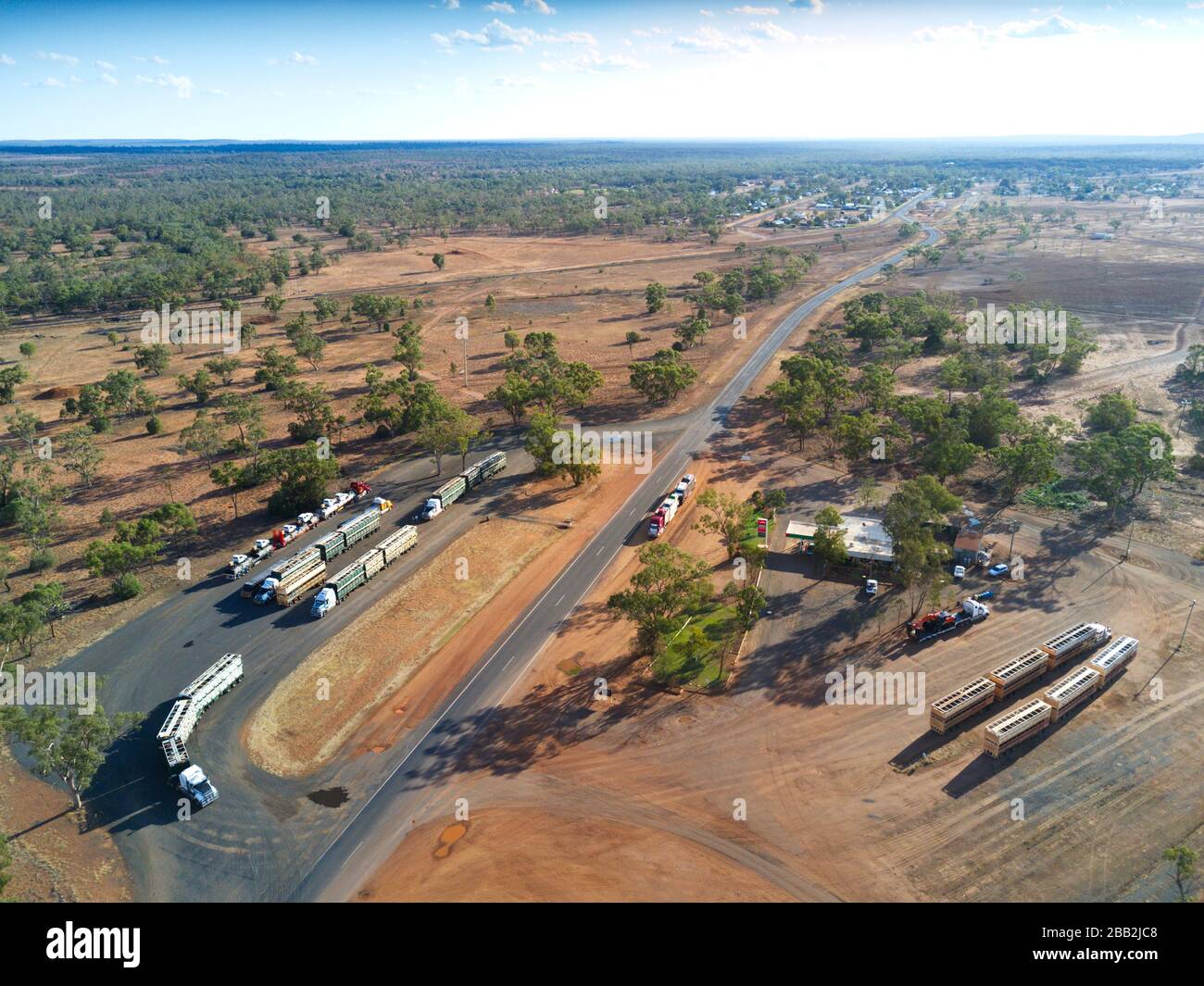 Cattle station australia aerial hi-res stock photography and images - Alamy