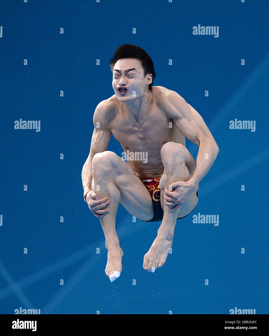 China's Kai Qin during the Men's 3m Springboard Final Stock Photo - Alamy