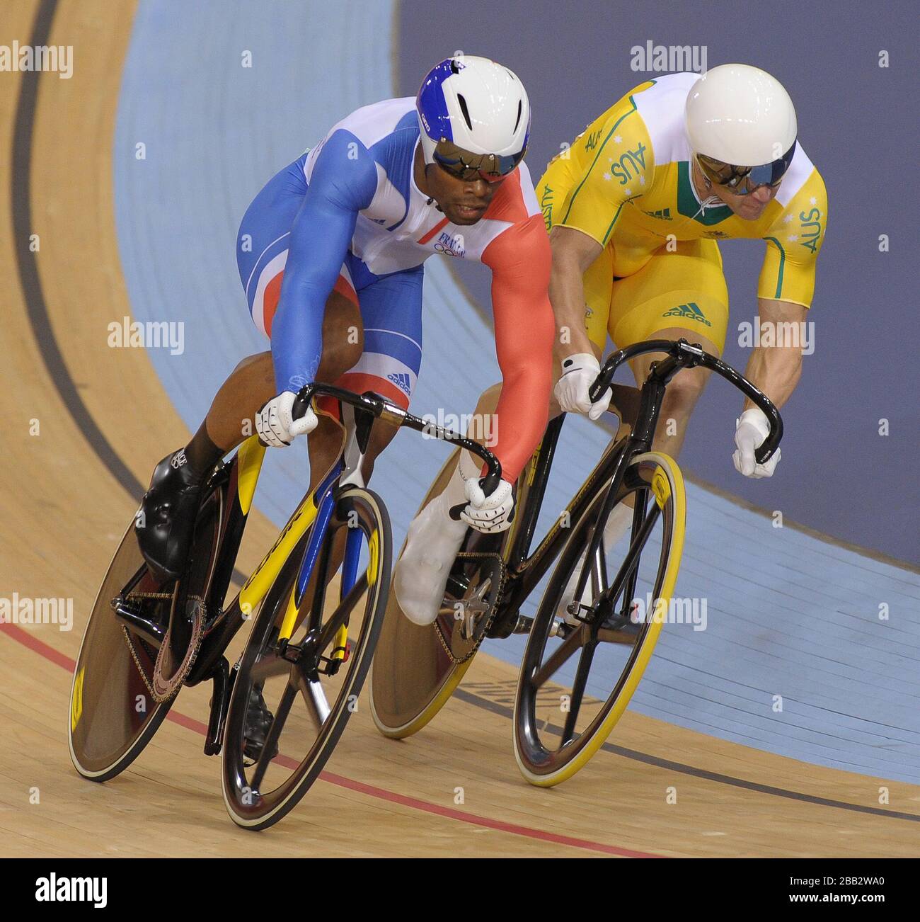 In the velodrome at the olympic park in london hi res stock