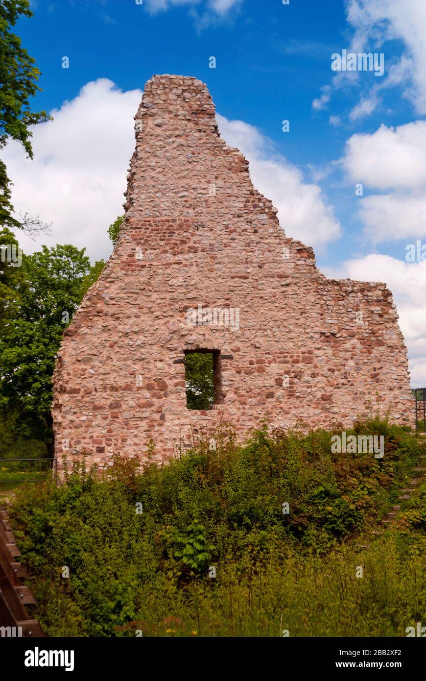 Medieval Ruin of a Castle in the Eifel, Germany Stock Photo - Alamy