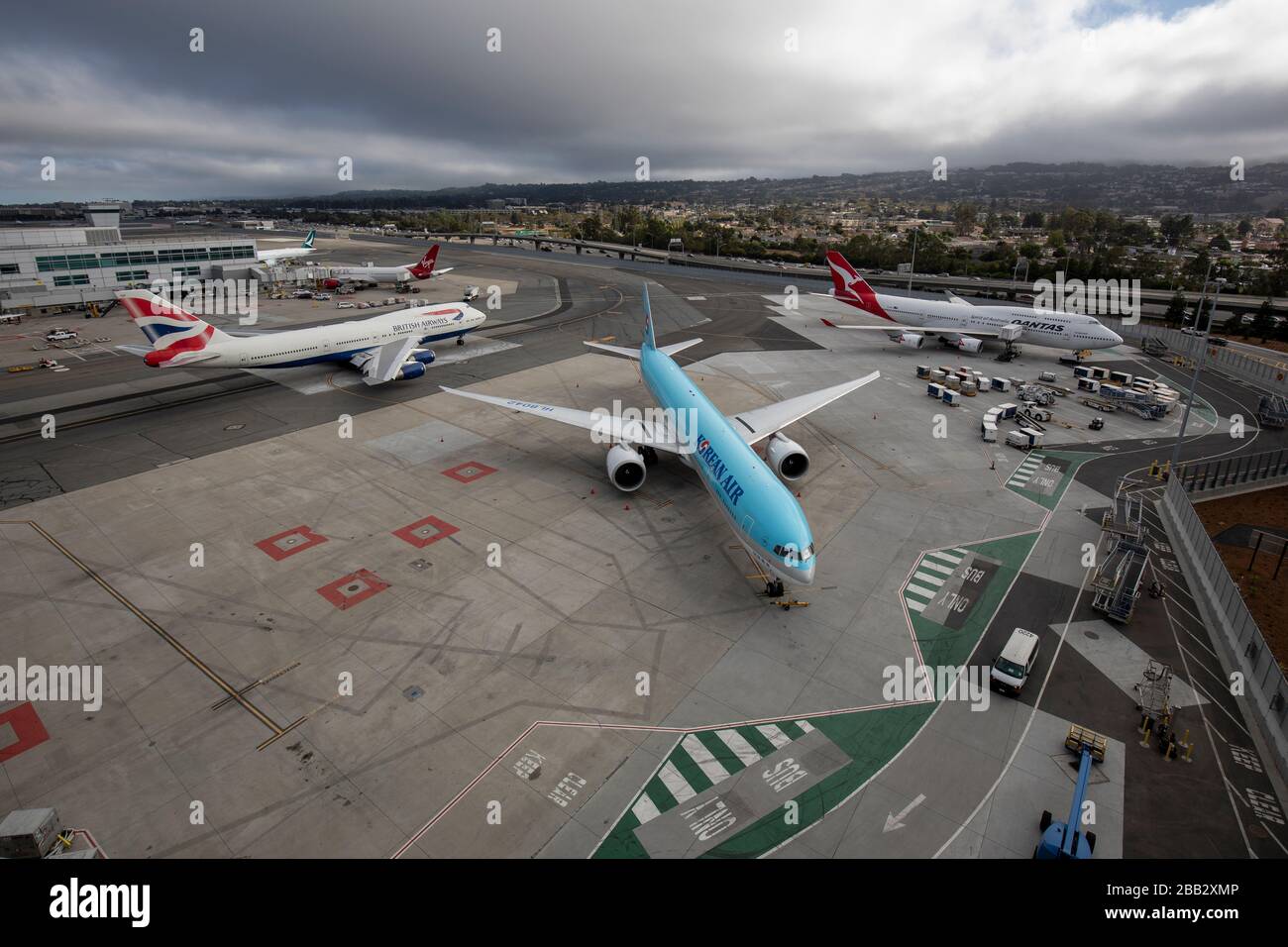 Qantas flight attendants hires stock photography and images Alamy