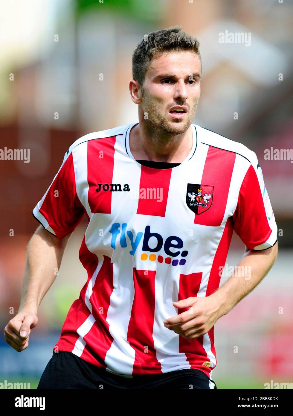 Arron Davies, Exeter City Stock Photo