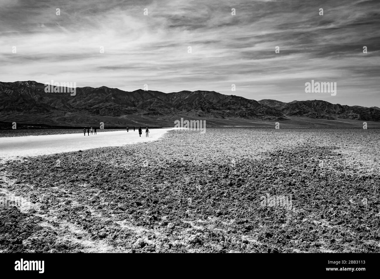 desert in death valley national park, california, united states Stock