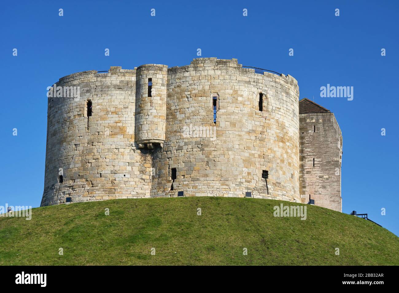 Clifford's Tower York Yorkshire England Stock Photo
