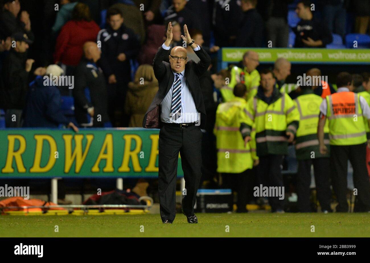 Leeds united fans celebrates after hires stock photography and images