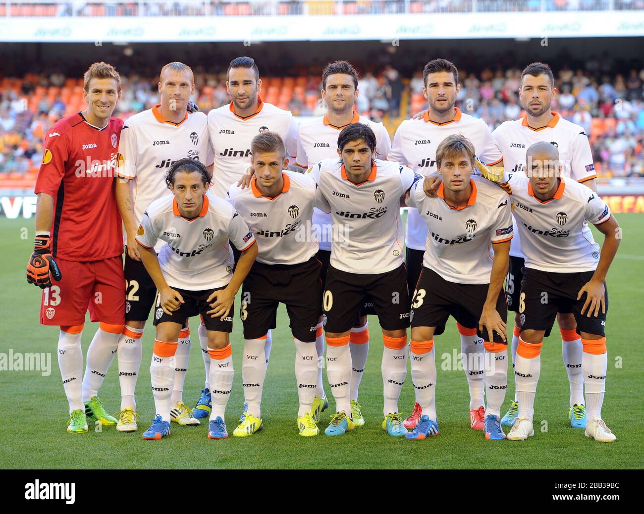 Valencia team group Stock Photo