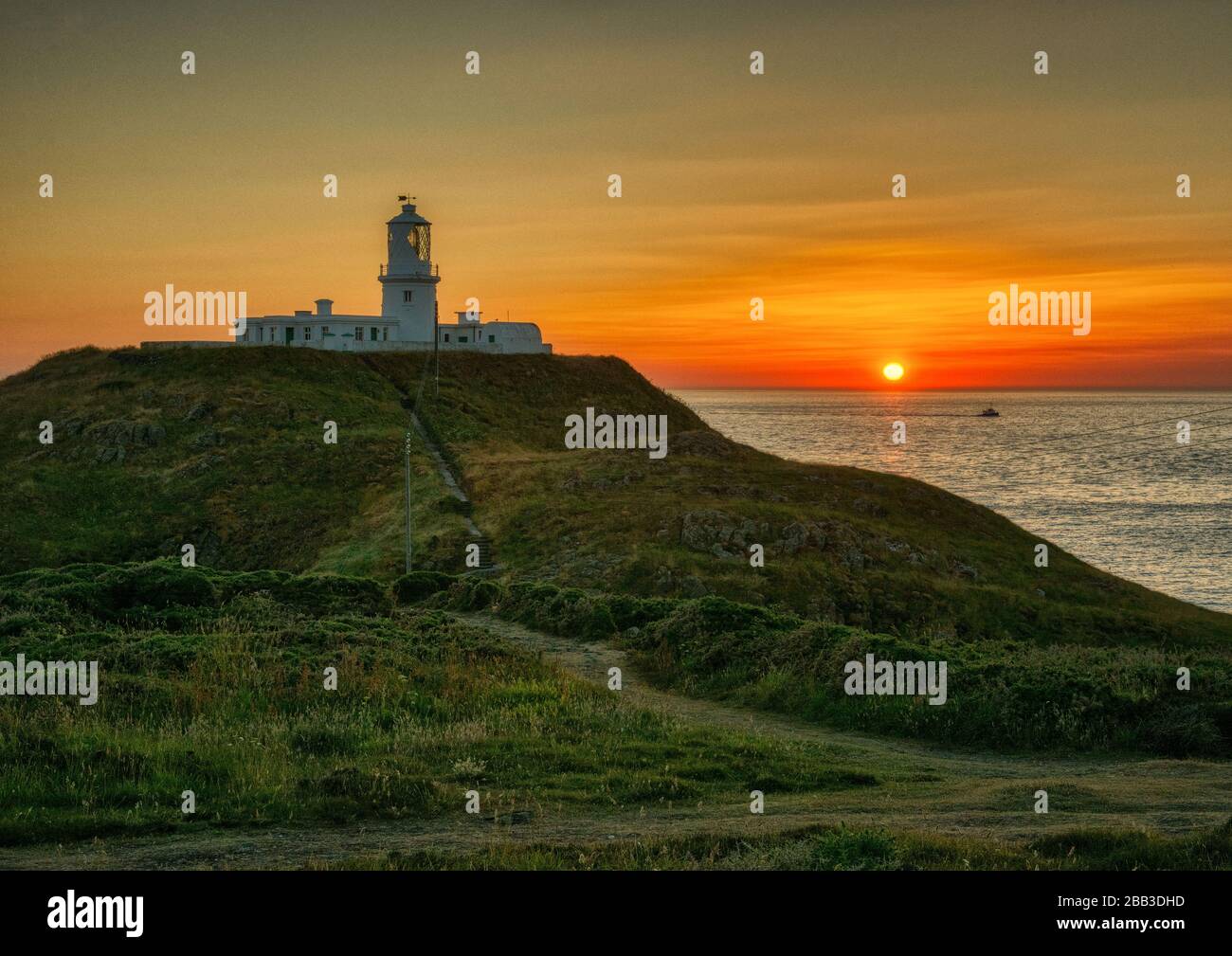 Stumble head lighthouse Stock Photo
