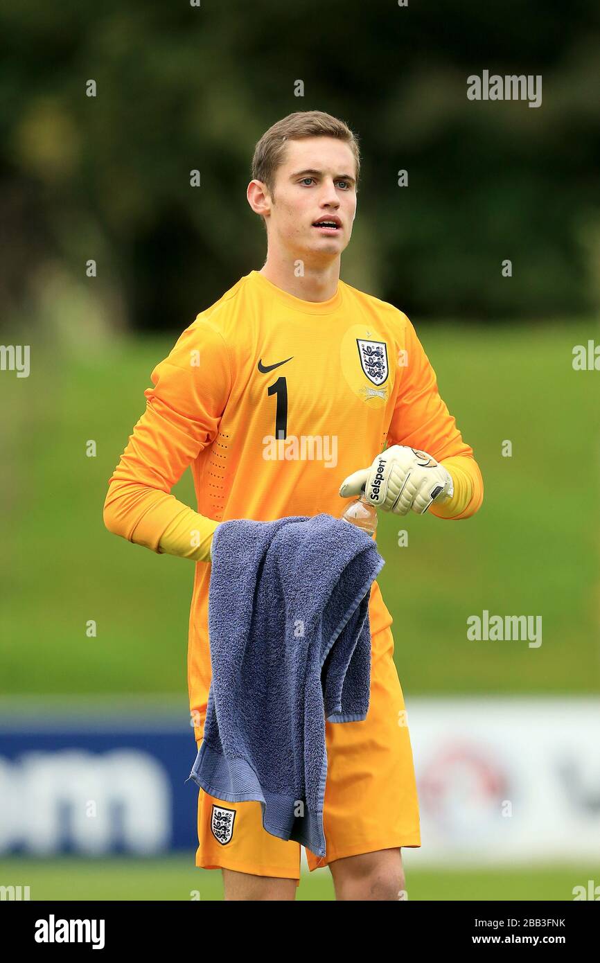 Ted Smith, England goalkeeper Stock Photo Alamy