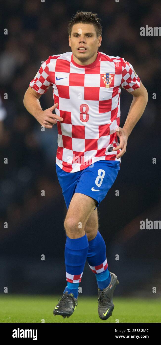 Croatia's Ognjen Vukojevic Stock Photo