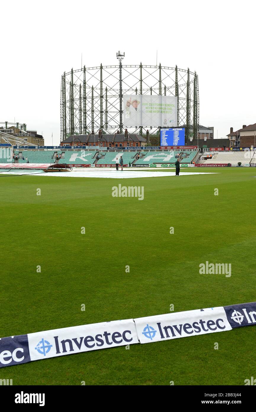 A general view of the The Kia Oval Stock Photo Alamy