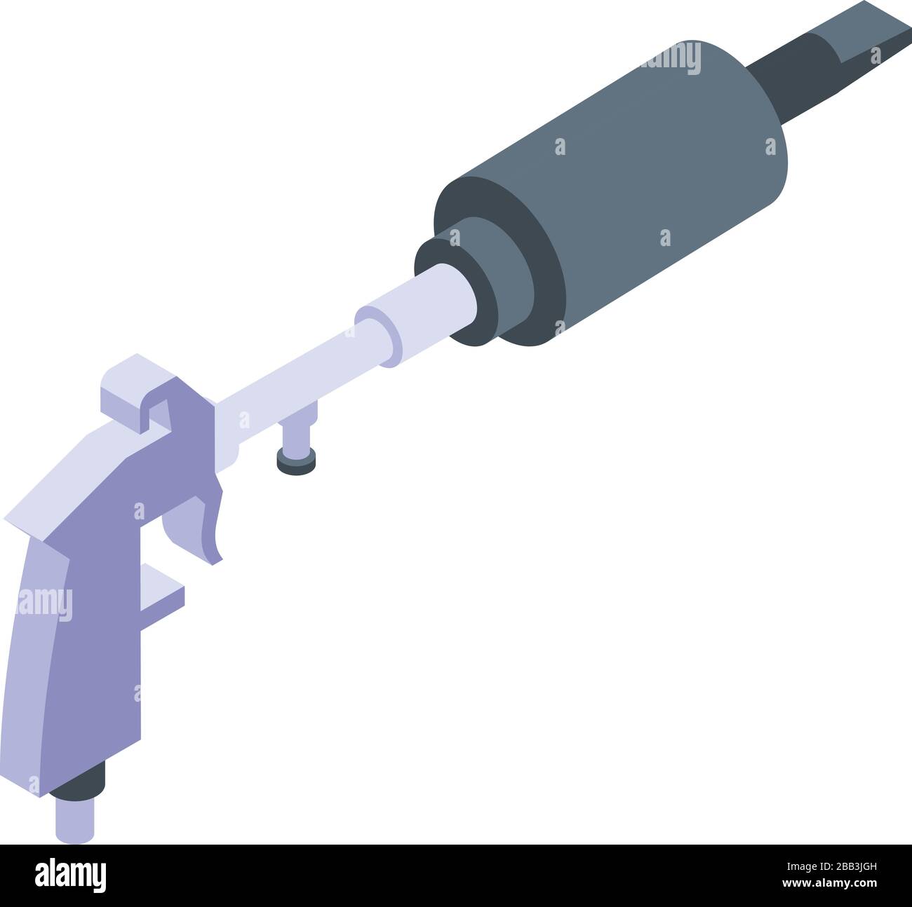 Polyurethane foam gun icon, isometric style Stock Vector Image & Art