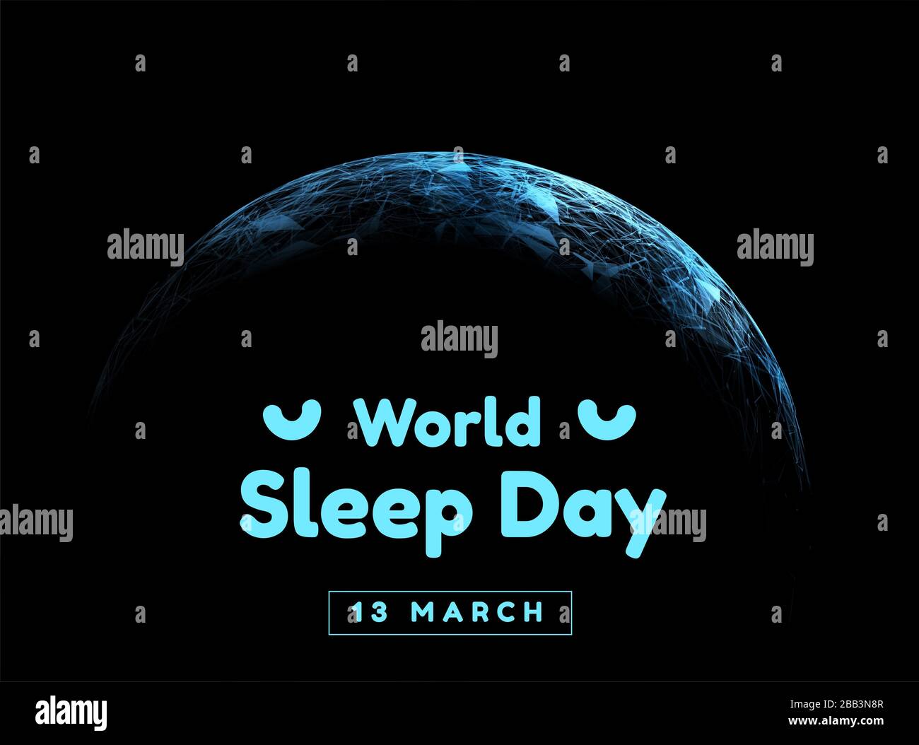 World sleep day. Event that takes place annually. The celebration of