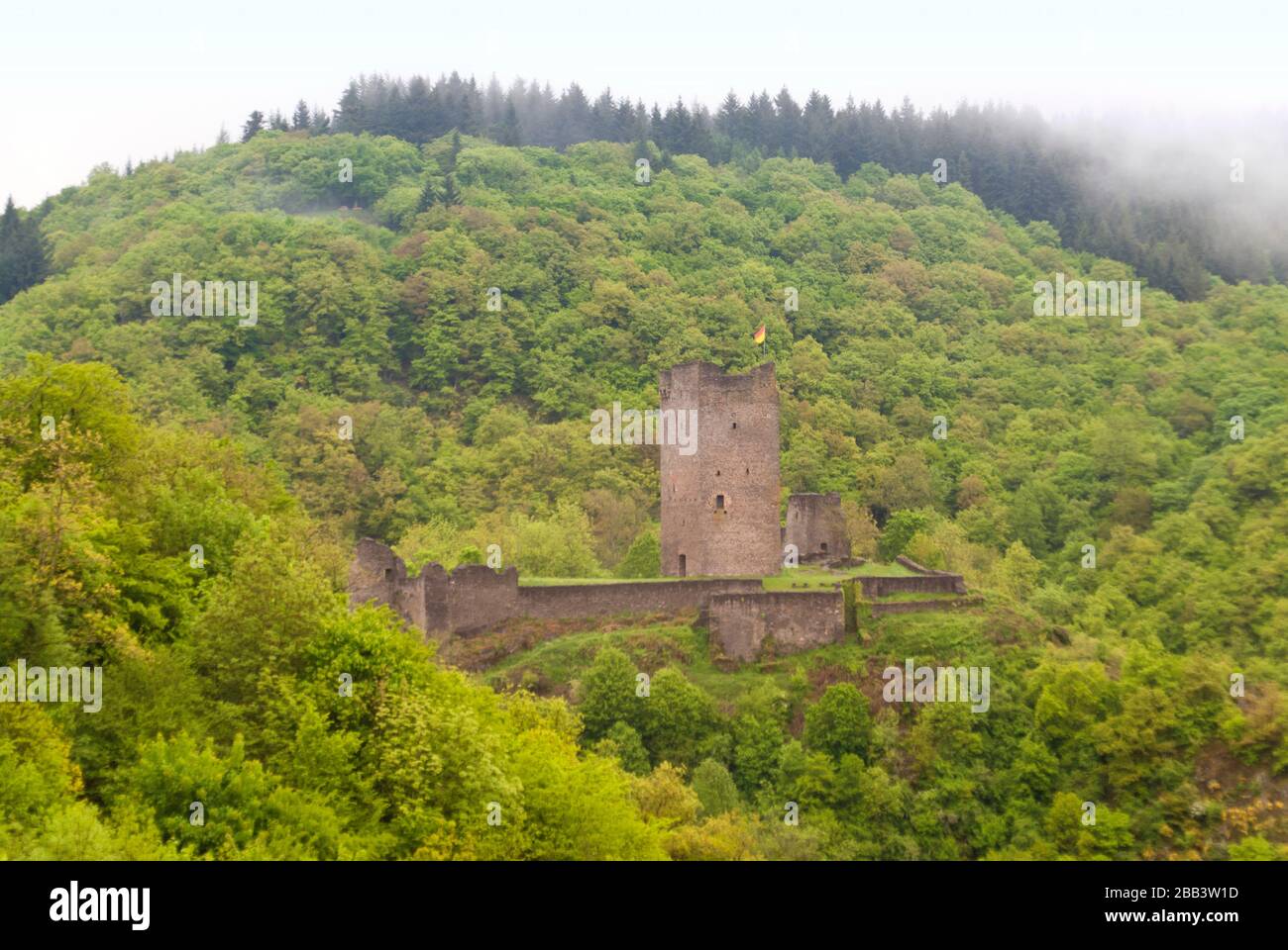 Medieval Ruin of a Castle in the Eifel, Germany Stock Photo - Alamy