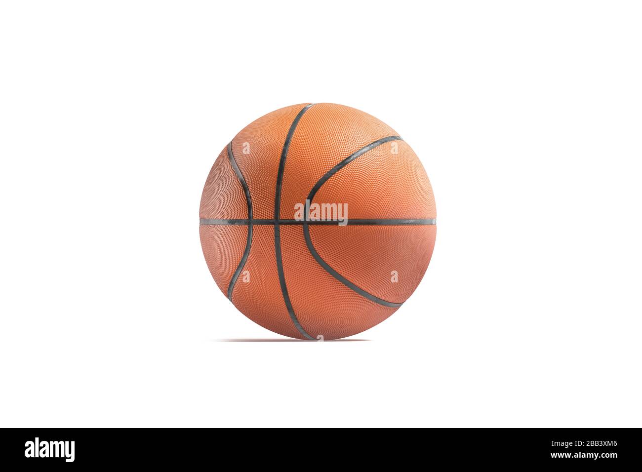 Download Blank Rubber Basketball Ball Mockup Front View 3d Rendering Empty Playing Textured Sphere For Competitive Mock Up Isolated Clear Orange Ruber Bal Stock Photo Alamy
