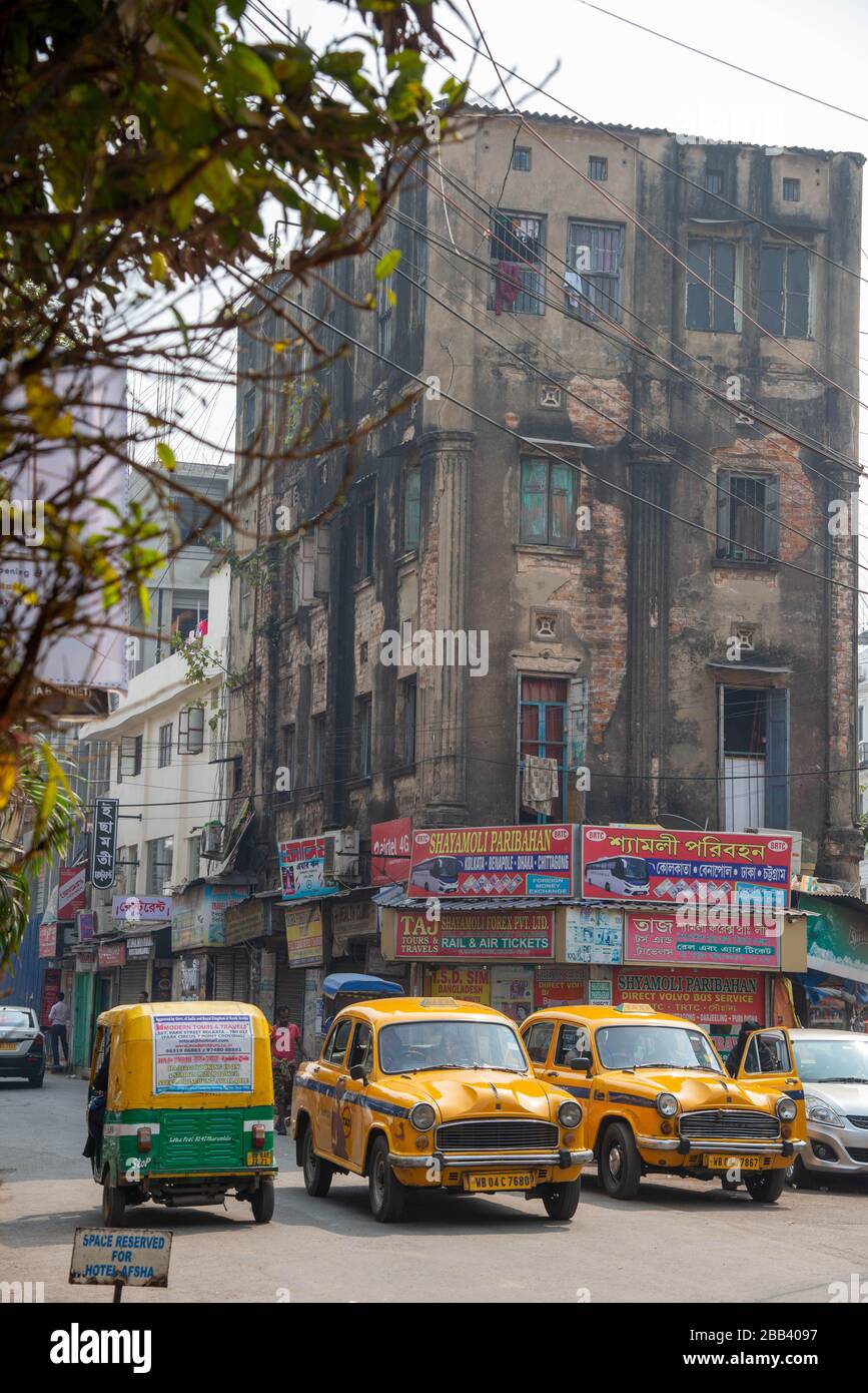 city centre of Calcutta, India Stock Photo Alamy