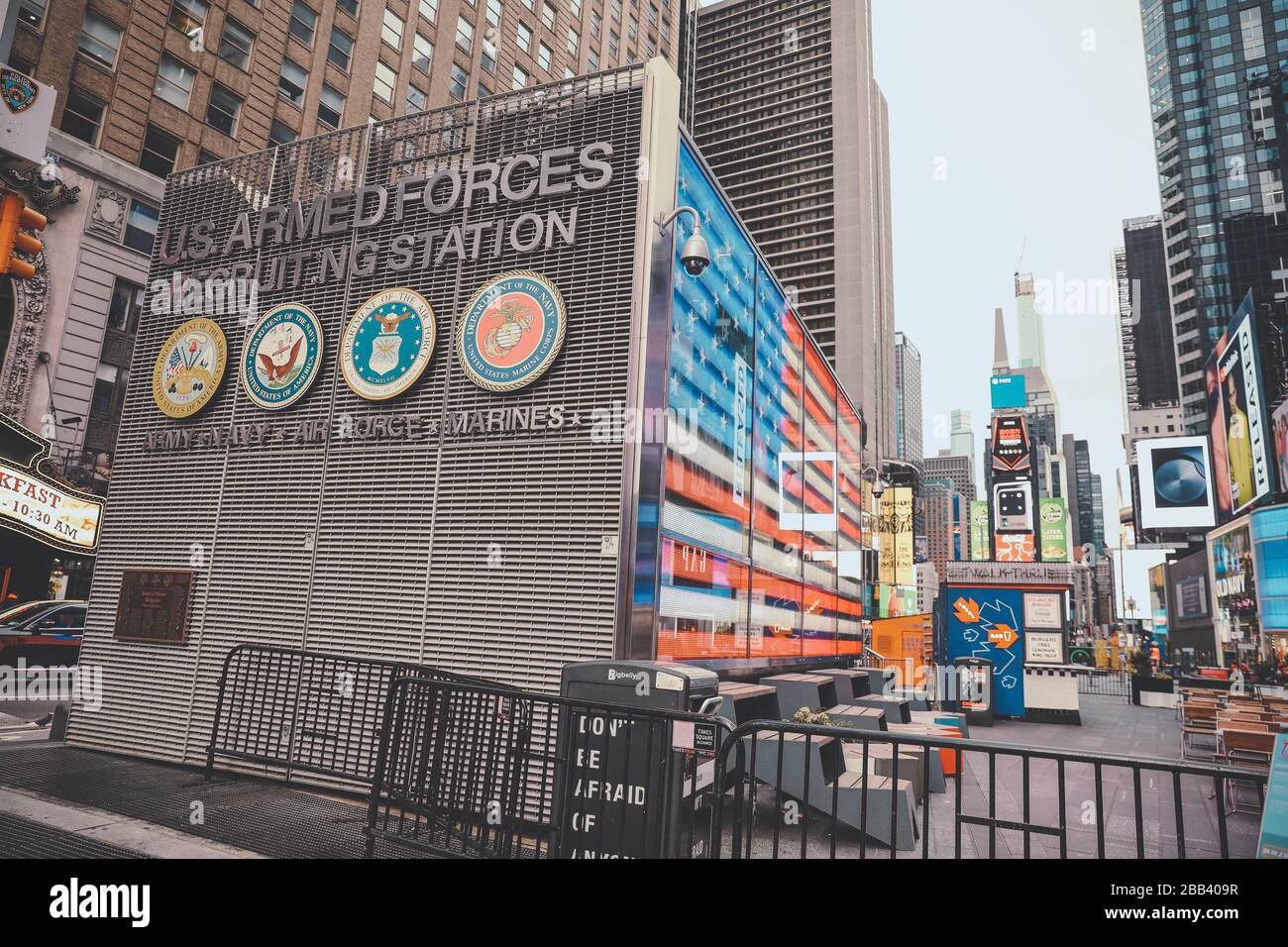 US Army Recruiting Office Times Square Stock Photo