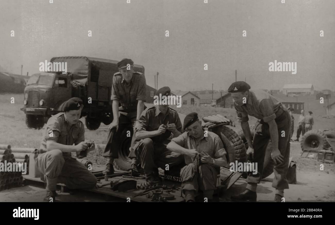 Trucks of army camp hi-res stock photography and images - Alamy
