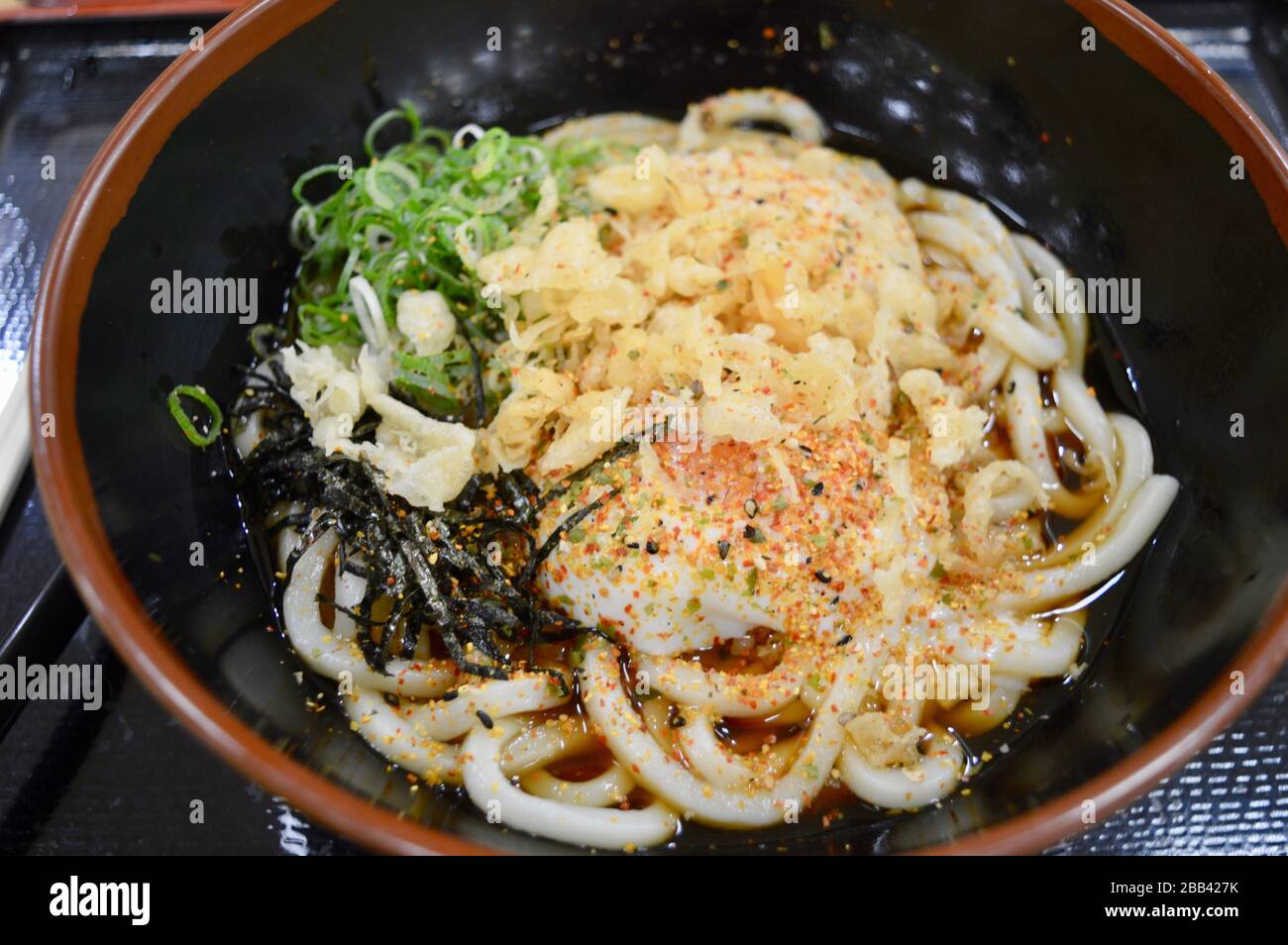 Udon noodles dish in Japan Stock Photo Alamy