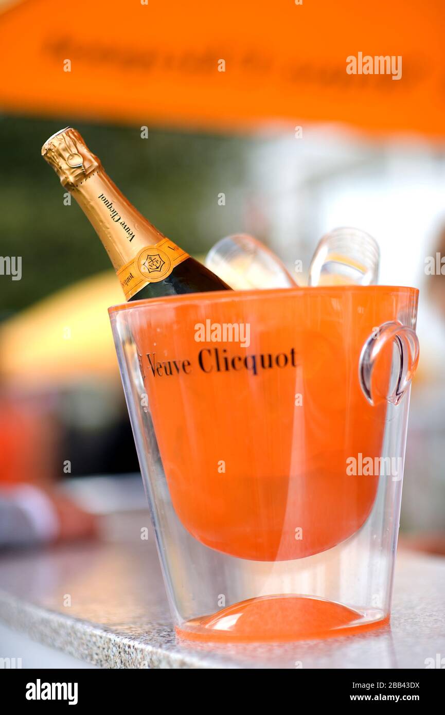 Champagne orange label veuve clicquot hi-res stock photography and images -  Alamy