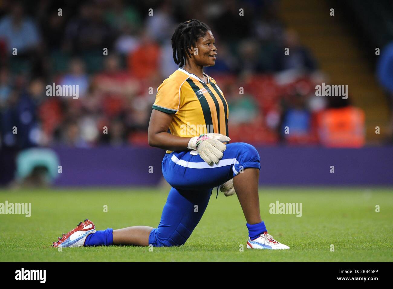 South Africa goalkeeper Thokozile Mndaweni Stock Photo Alamy