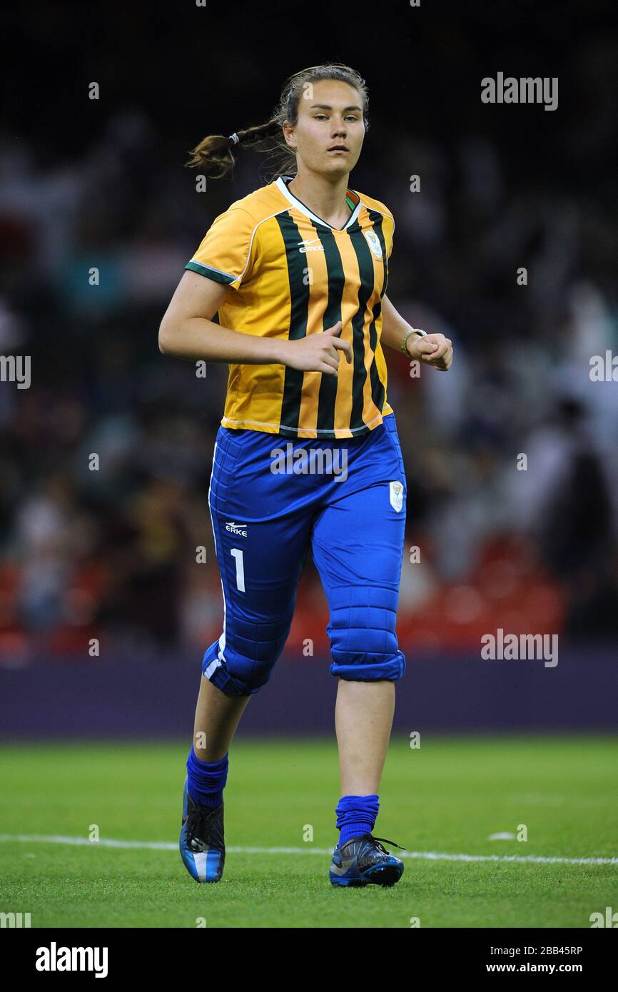 South Africa goalkeeper Roxanne Barker Stock Photo Alamy