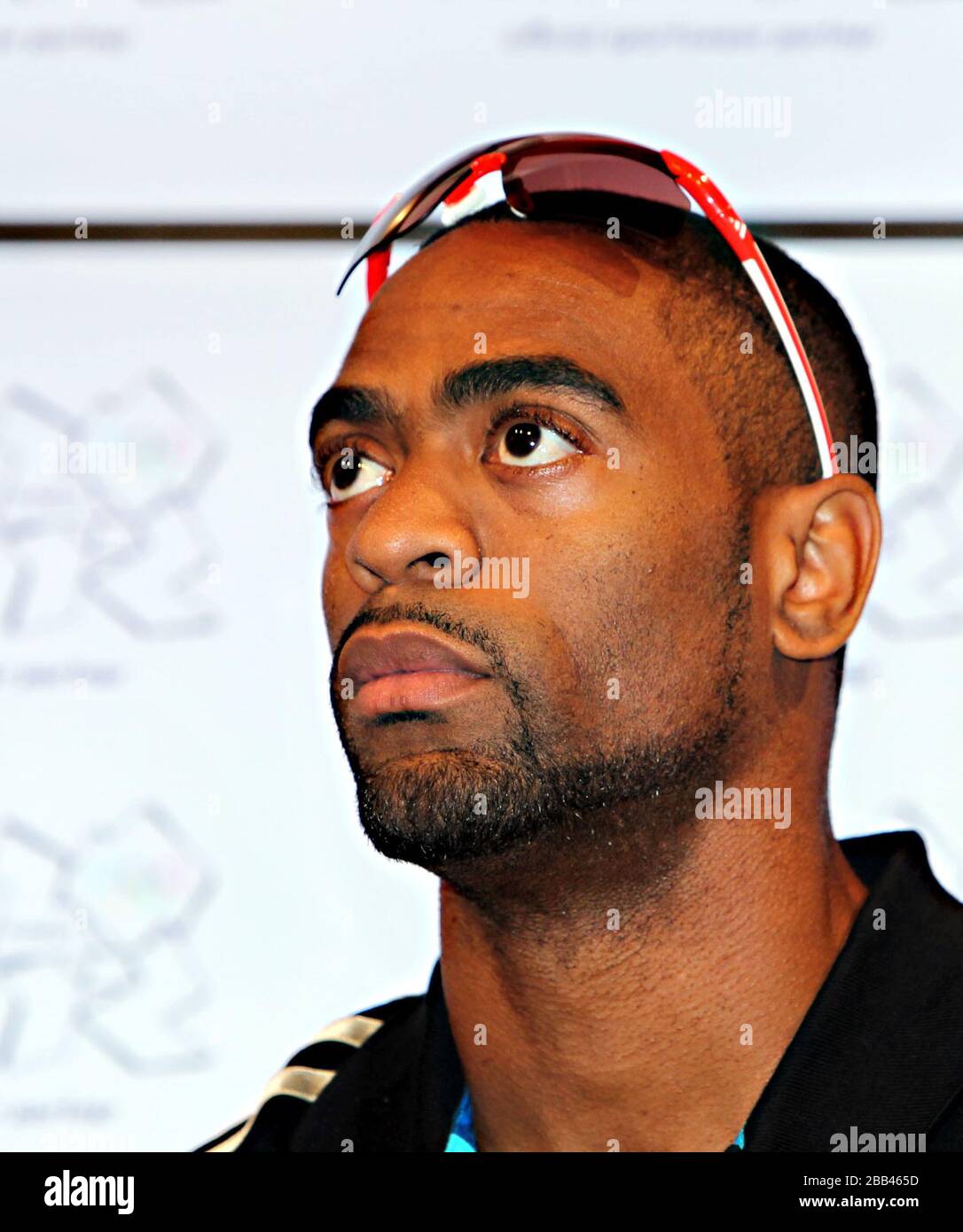 American sprinter Tyson Gay at a press conference at the Adidas store in  Westfield Stratford City, London Stock Photo - Alamy