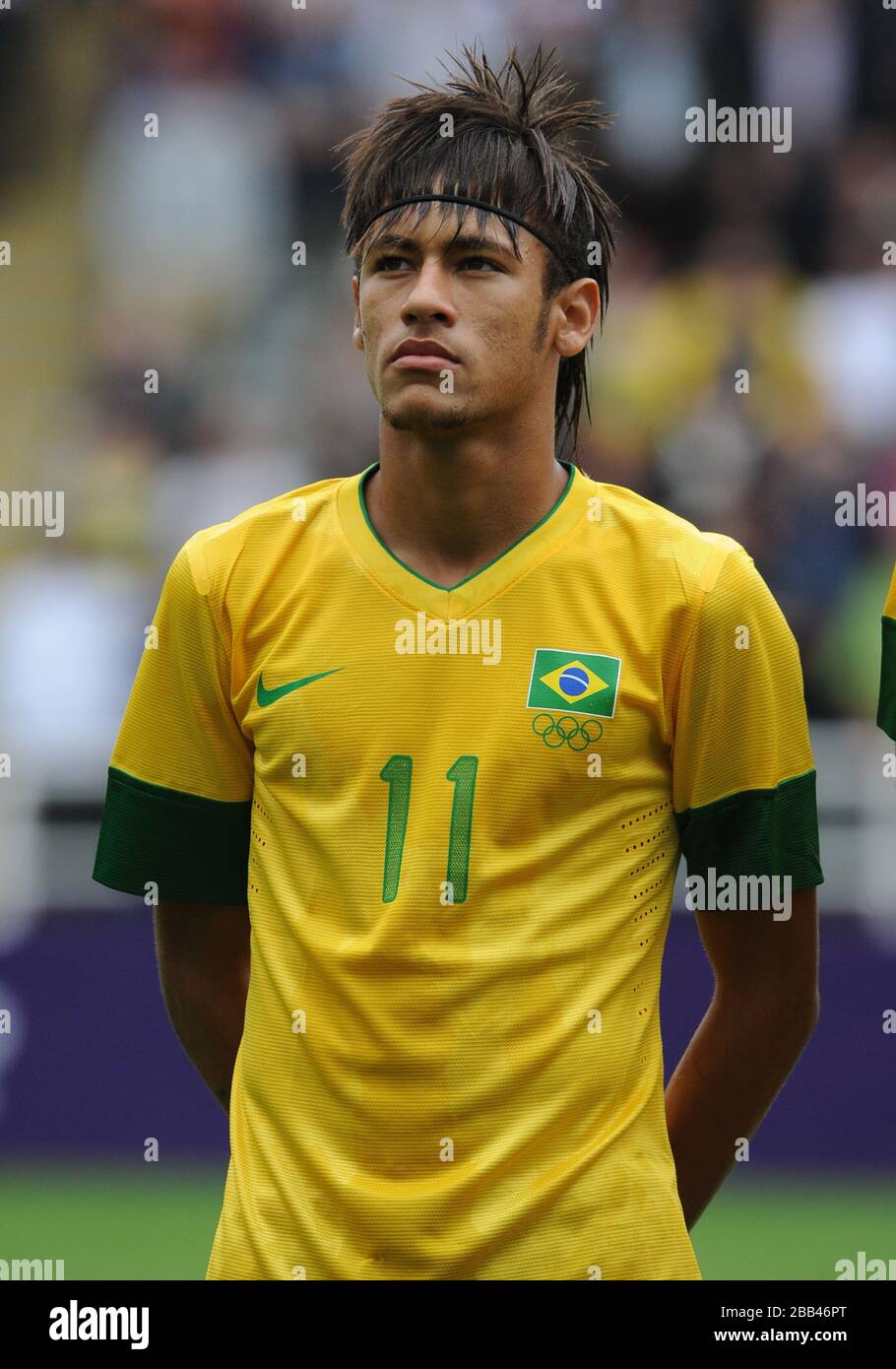 Brazil's Neymar before kick off during the Group C match at St