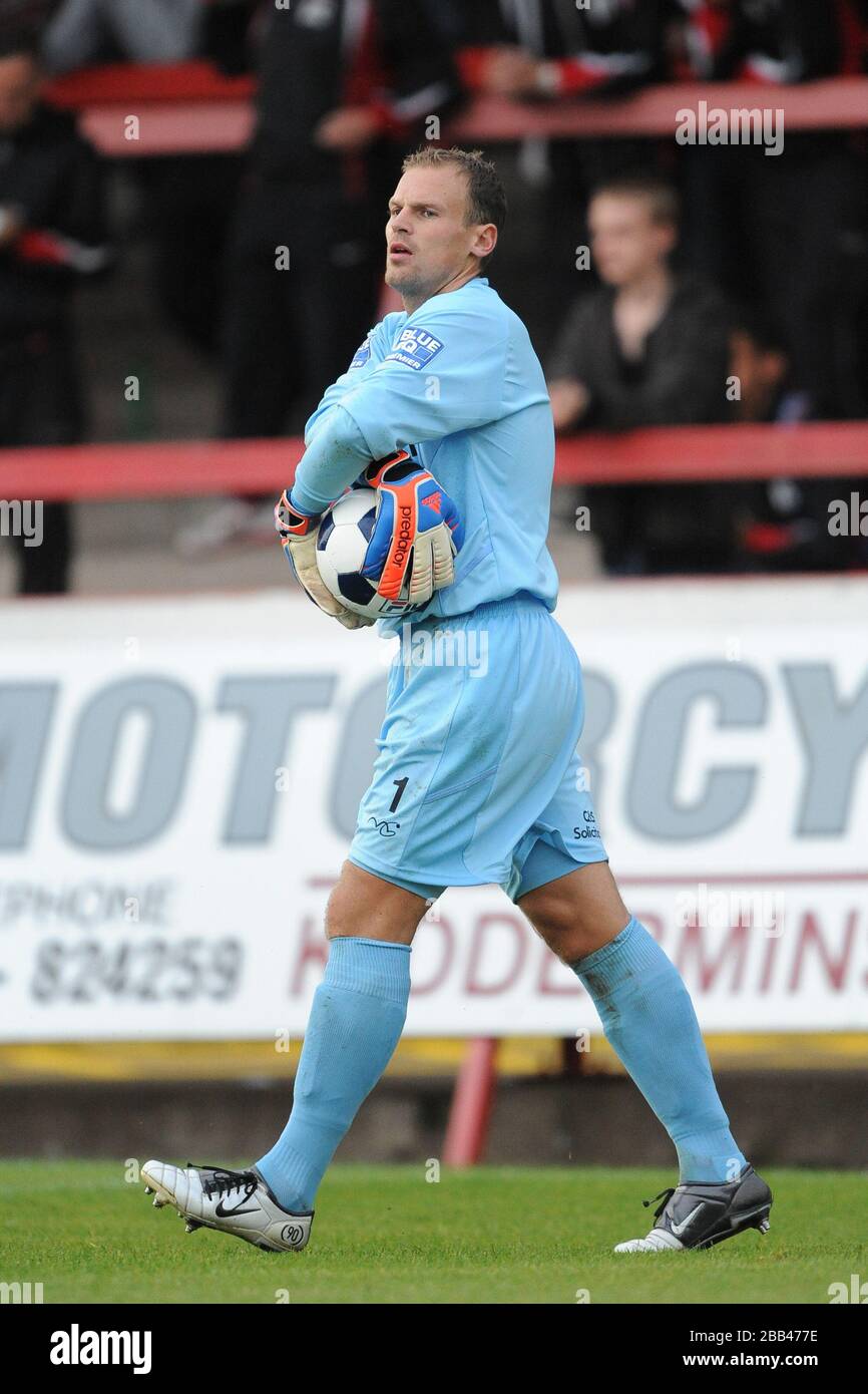 Kidderminster Harriers goalkeeper Daniel Lewis Stock Photo