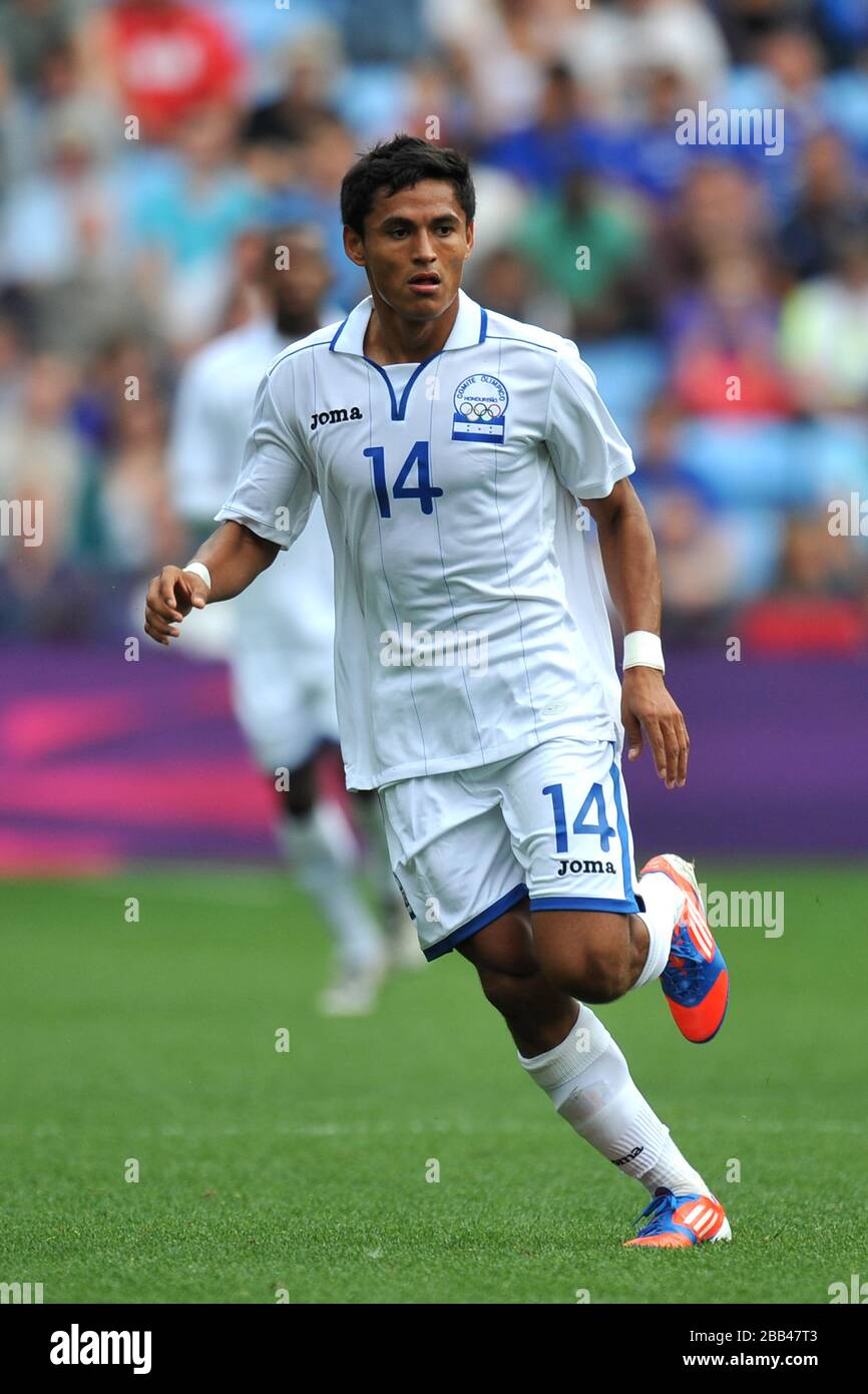 Honduras' Andy Najar during the Group D match between Japan and Honduras at the City of Coventry Stadium. Stock Photo