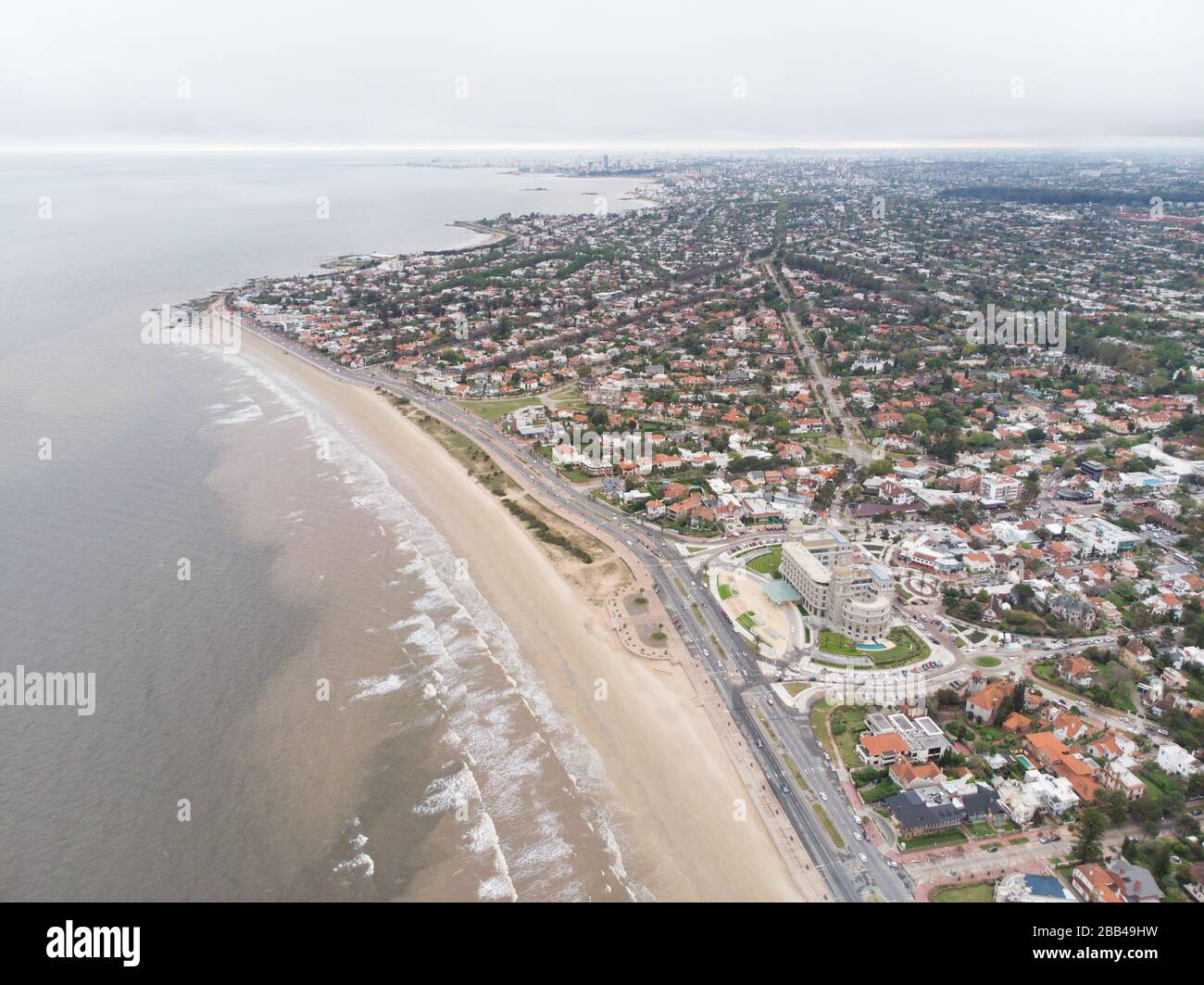 Coastline Of Montevideo, Uruguay Stock Photo - Alamy