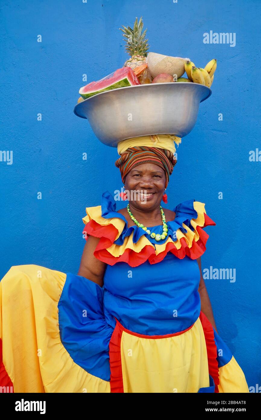 Cartagena colombia fruit hi-res stock 