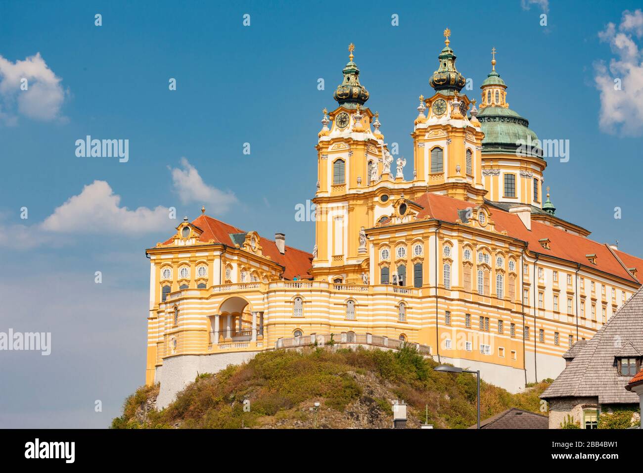 View of the historic Melk Abbey (Stift Melk), Austria Stock Photo - Alamy