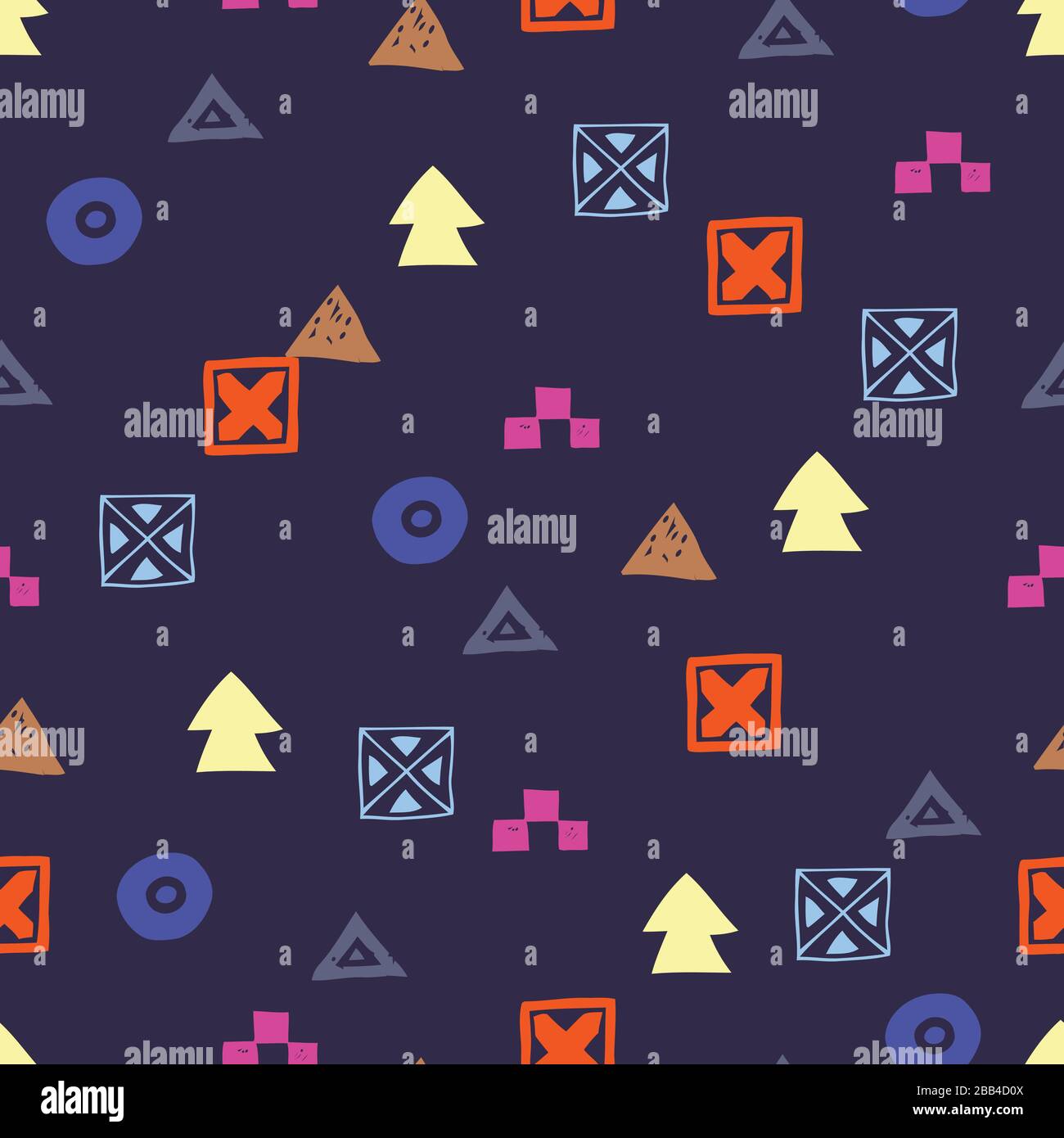 Seamless Ethnic pattern. Tribal vector abstract background Stock Vector ...