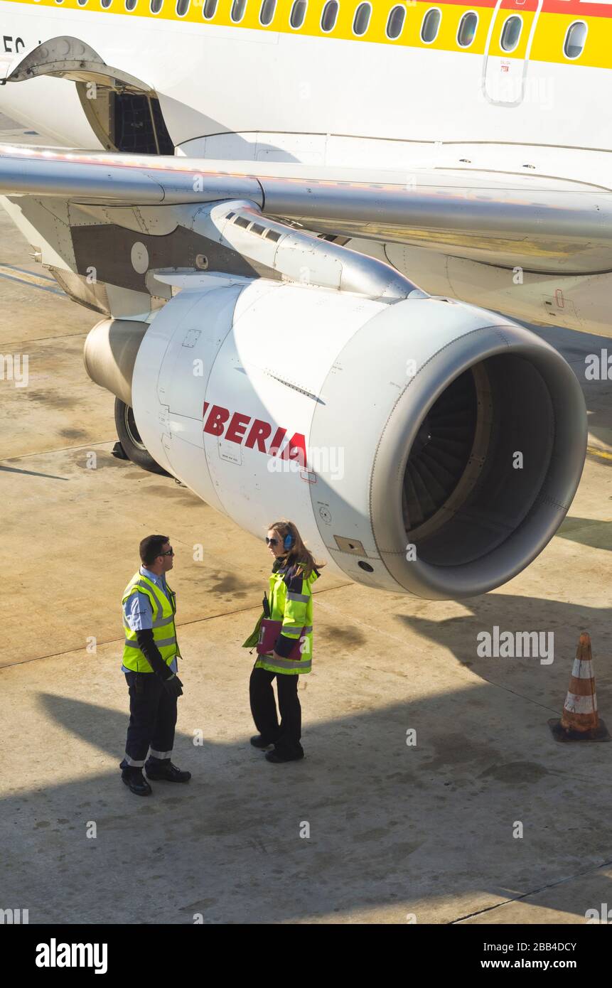 Madrid T4, Barajas, Spain Stock Photo Alamy