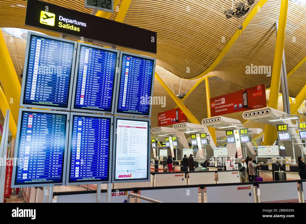 Madrid T4, Barajas, Spain Stock Photo Alamy