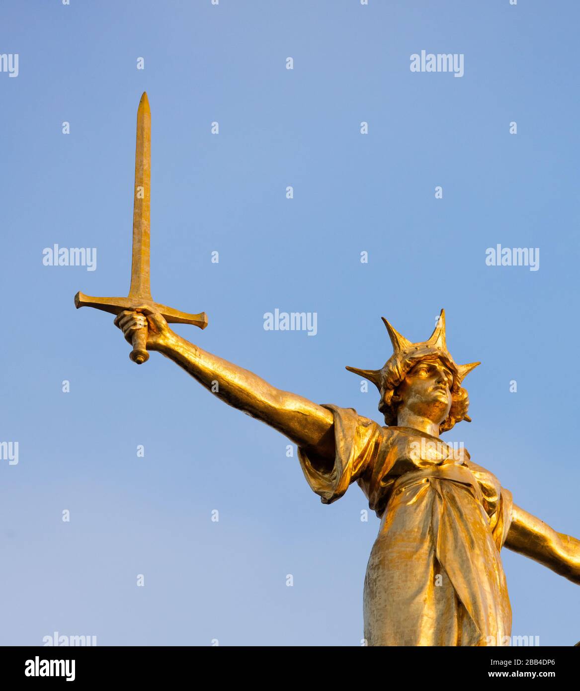 Lady Justice statue on top of The Old Bailey, Central Criminal Court