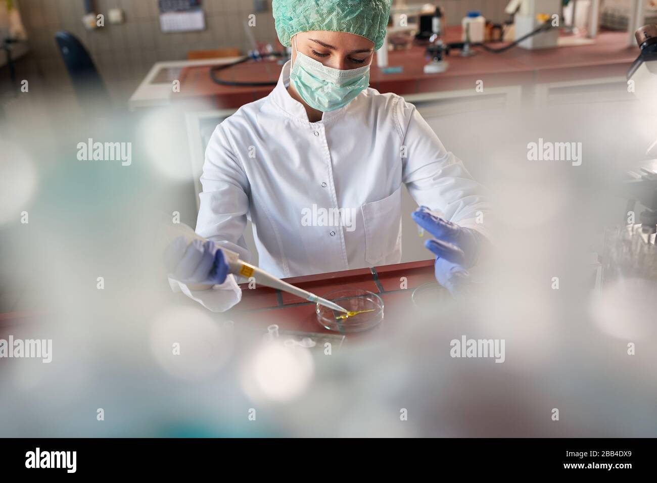 Female lab research hi-res stock photography and images - Alamy