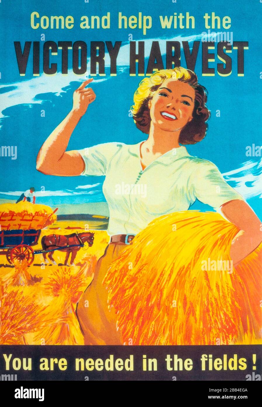 Vintage wartime poster hi-res stock photography and images - Alamy