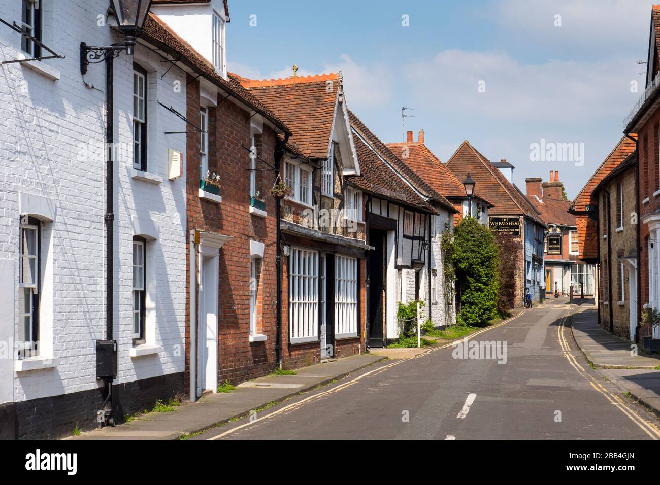 Wool Lane Midhurst West Sussex England Stock Photo Alamy