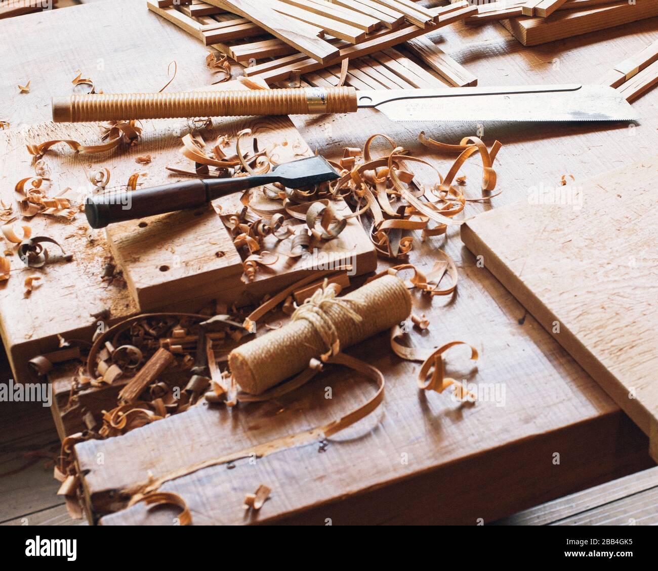 Japanese Woodworking Tools Stock Photo - Alamy