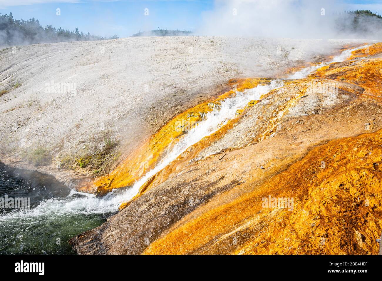 Yellow Flytone Of the yellowstone river hi-res stock photography and images - Alamy